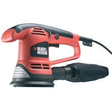 Langaton eksentristä hiomalaite - BLACK+DECKER - KA191EK-QS - 480W - 125mm - 3 hiomapaperia + kotelo