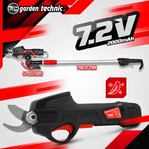 Akkuschneider - ELEM - CS7.2VLIT-23 - 7.2V Lithium mit teleskopierbarem Griff 1