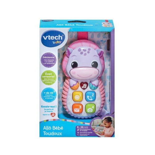VTECH-ALLO BABY TOUDOUX ROSA 1