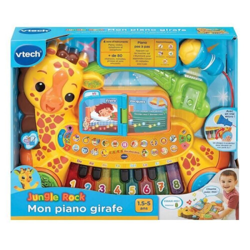 VTech VTECH Dschungel Rock - Mein Giraffen Piano 2