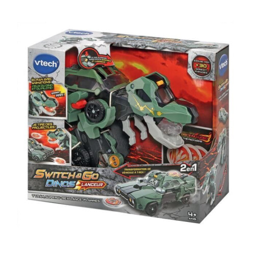 VTech VTECH - Switch &amp; Go Dinos Launcher - Tyram, Super T-Rex Flammenwerfer 2