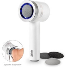 Silk'n Vacupedi elektrische Hornhautfeile mit integrierter Absaugung und 2 enthaltenen Feilen