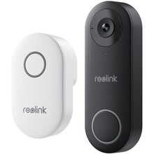 Reolink D340W - 5MP Video Doorbell with Chime 2.4/5 GHz Wi-Fi Person Detection Two-Way Audio Works with NVRs white