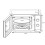 Mikrowelle - OCEANIC - OCEAMO20W12 - 20L - weiß - Einzelfunktion 16