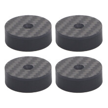 HiFi Component Isolation Feet Carbon Fiber Speaker Spike Pad Anti Vibration Floor Protectors Resonance Reduction Compact Lightweight Shock Absorption