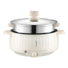 Large Capacity Electric Hot Pot Non Stick Multi Functional Cooker for Household Cooking and Frying