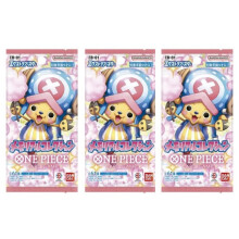 3 x One Piece Booster Memorial Collection EB01 Japanese 3 Boosters with 6 Cards per Booster Heartforcards Protection