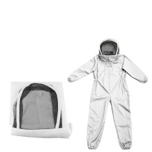 Beekeeping Suit Full Body Beekeeping Clothing, Bee Protection Gear, Veil Hat Included, XXL Size