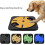 Dog Scratch Pad For Nails Round Rotating Scratch Board With Removable Green Snack Compartments 2