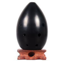 Suitable for beginners and professional players, ceramic Tao Xun ocarina in C, 8 holes, pearshaped, for beginners.
