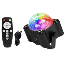 Colorful LED Stage Light Compact RGB LED Strobe Spotlight Voice Spotlight Party Light For Parties Weddings KTV