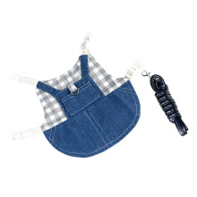 Adjustable Soft Harness Set with Leash for Rabbits for Easy Wearing and Outdoor Adventures with Your Pet