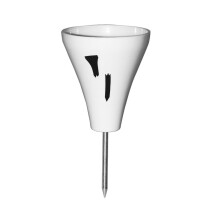 Greens Tee Sign Green Marking Tool For Golf Practice Tee Base White Easy To Use Golf Accessory