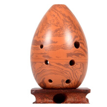 Suitable for beginners and professional players, pearshaped ceramic ocarina with eight holes, beginner C flute.