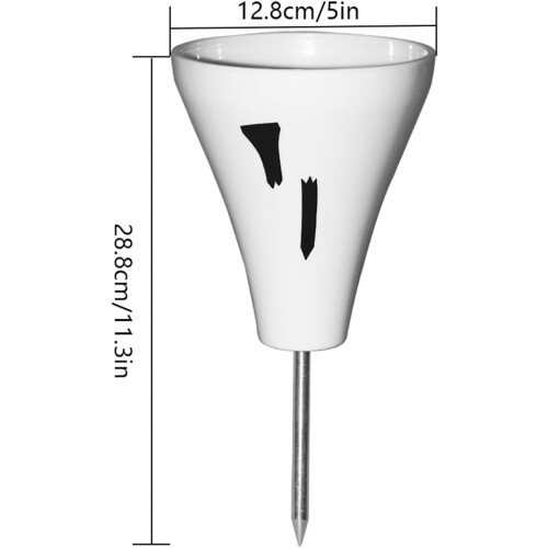 Greens Tee Sign Green Marking Tool For Golf Practice Tee Base White Easy To Use Golf Accessory 1