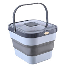 Pet Food Container Collapsible Airtight Bin Gray Dog Food Container CcollapSible