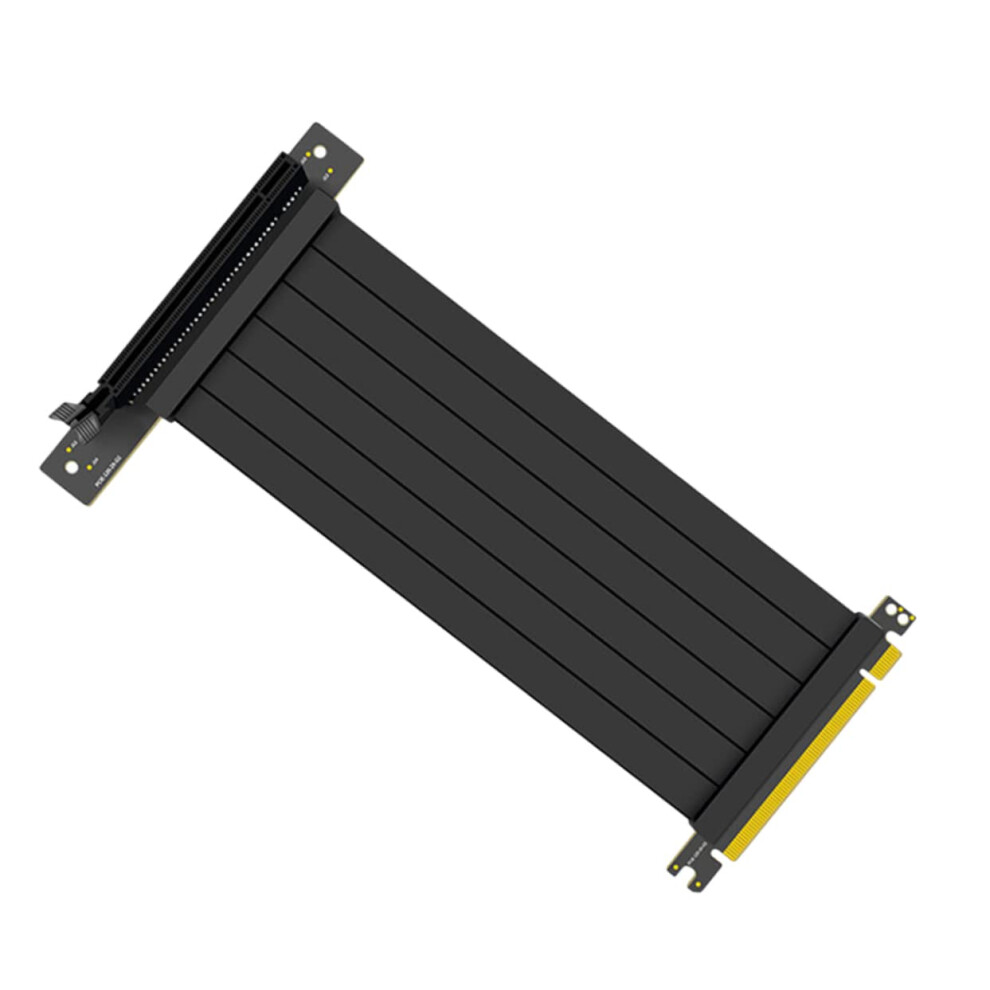90Degree Speed Pcie Riser Cable Gpu Extension Cable Right Angle For Stable Signal Transmission 50X10.2x8.4cm 9365049841580