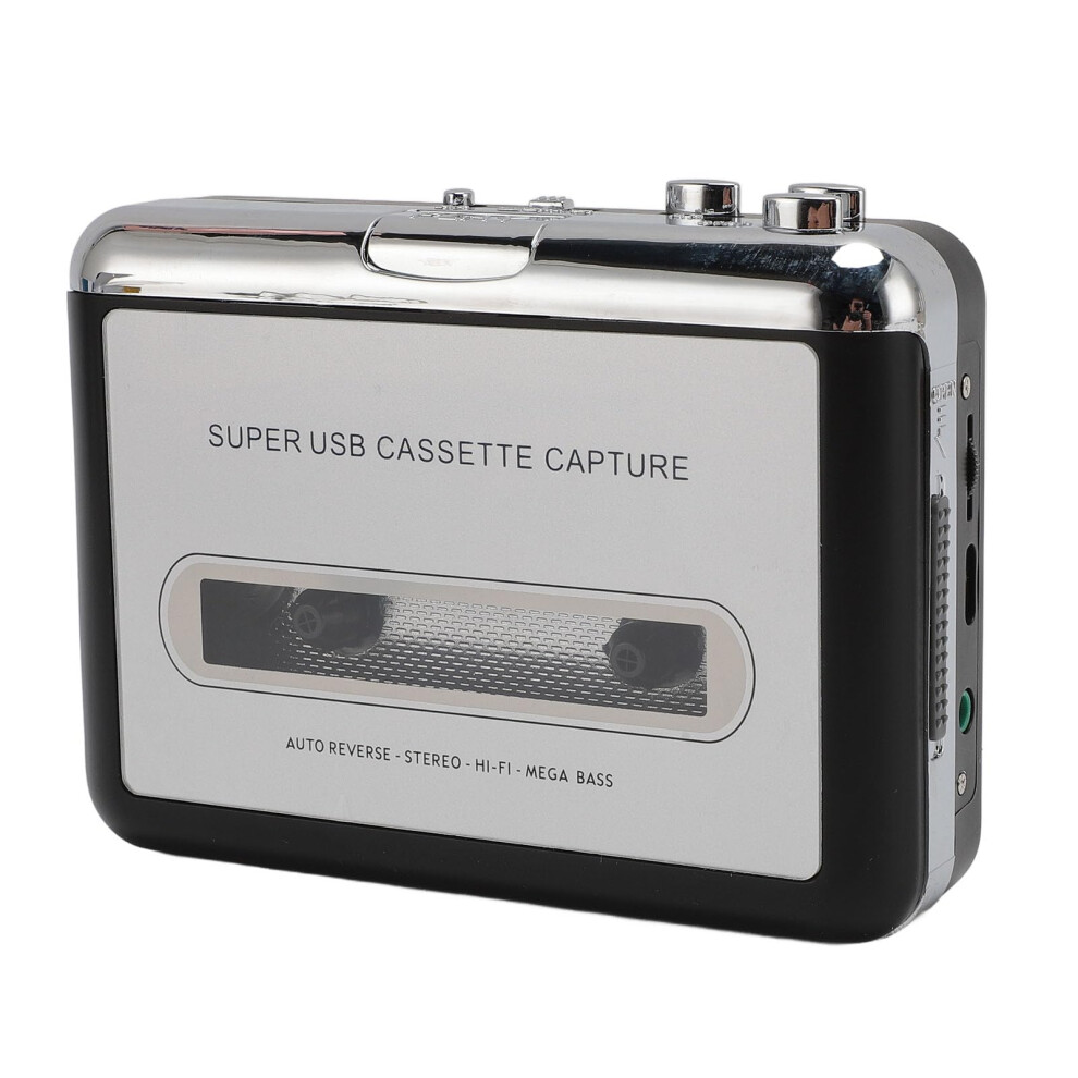 Usb Cassette To Mp3 Converter, Cassette Audio Music Player, Cassette To Mp3 Converter With Headphones, Volume Control 9365049797894
