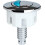 Toilet Flush Button Oval Shape Double Push Button Cistern Flush Replacement Compatible with Standard Toilets 4