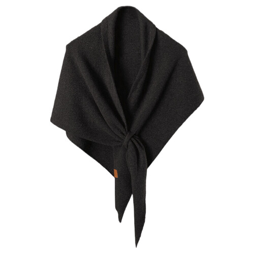 Modischer Wickelschal für Damen, weicher Strickschal,-Schwarz