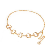 Bequemer Taillenketten-Körperschmuck-Kettengürtel mit-Gold