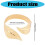 Blatt-Armkette, flexibler Strand-Schmuck, funkelnder-Gold 3