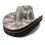 Adjustable Western Cowboy Hats Unisex Foldable Hat-Black M 5