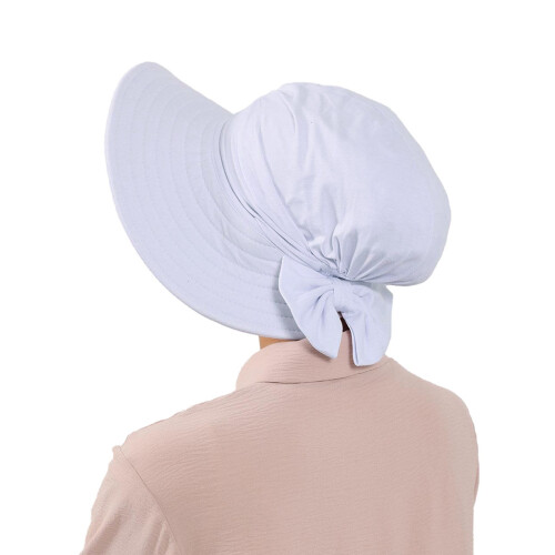 Leichtes Polyester-Sonnenhut-Set mit abnehmbarer-Schwarz 2