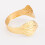 Blatt-Armkette, flexibler Strand-Schmuck, funkelnder-Gold 4