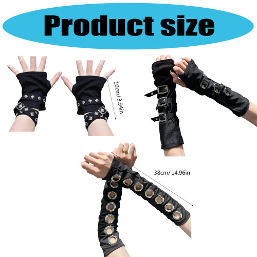 Punk-Armhüllen, Armabdeckung, Sonnenschutz,-Ring-Stil 1