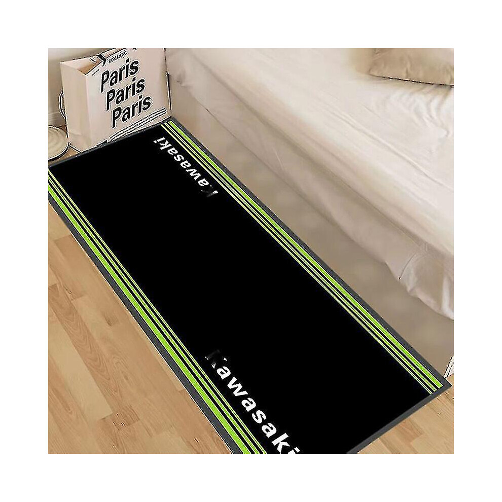 Garage Motorcycle Mat, Non-Slip Sole Ensures Motorcycle Stability, Washable Feature For Easy Maintenance, Heavy Duty Construction Resists Oil And Wate 9468298379030