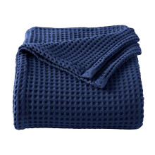 Easy Care Blanket Queen Size, All Season Blanket Rayon Waffle Weave with Soft Breathable Fabric, Cooling Lightweight Cover for Hot Sleepers, Vintage S