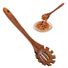 Spaghetti Spoon  12.6 Inch Large Kitchen Spoon for Serving Pasta  Natural Cooking Utensil  Spatula for Stirring Pasta, Sauces, and Soups