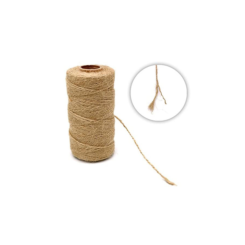 Nature's Embrace: Rustic Charm Jute Twine, Eco-Friendly, Strong And Versatile 100M Craft Twine For Your Creative Projects, Environmentally Friendly 1M 9453559629344