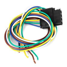 Cablaggio di prolunga con codice colore per rimorchi, facile installazione plug and play con connettore impermeabile resistente e fornisce