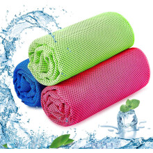 Mesh Design Cooling Towels For Camping & Running, High Quality Edge Stitching Prevents Fraying
