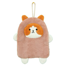 Portable Bathing Mitts, Decorative Hanging Towels With Dog Pattern For Time And Effort Saving, Coral Fleece Material Quick Dry Hand Towels Strong