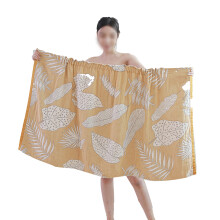 Chic Terry Cloth Wrap, Breathable and Highly Absorbent, Adjustable Closure for Spa and Gym Sessions