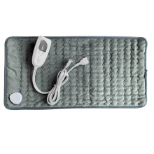 Coussin chauffant confortable à température réglable pour un usage quotidien, tissu doux offrant un soutien complet du corps, arrêt automatique,