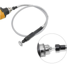 Flexibele asadapter, flexibele boorverlengkabel met M8-sleutelloze boorkop en zachte rubberen handgreep, accessoire voor roterende slijpmachines voor