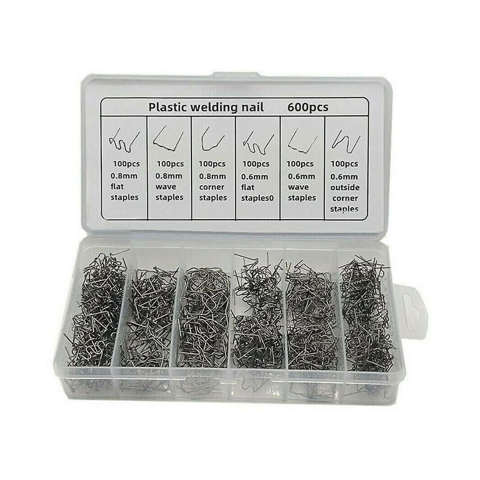 Hot Staples Repair Kit, Corrosion Resistant Plastic Welding Staples, Easy To Operate Car Bumpers Repair Tools With Stainless Steel Staples For Diy 9405630375800