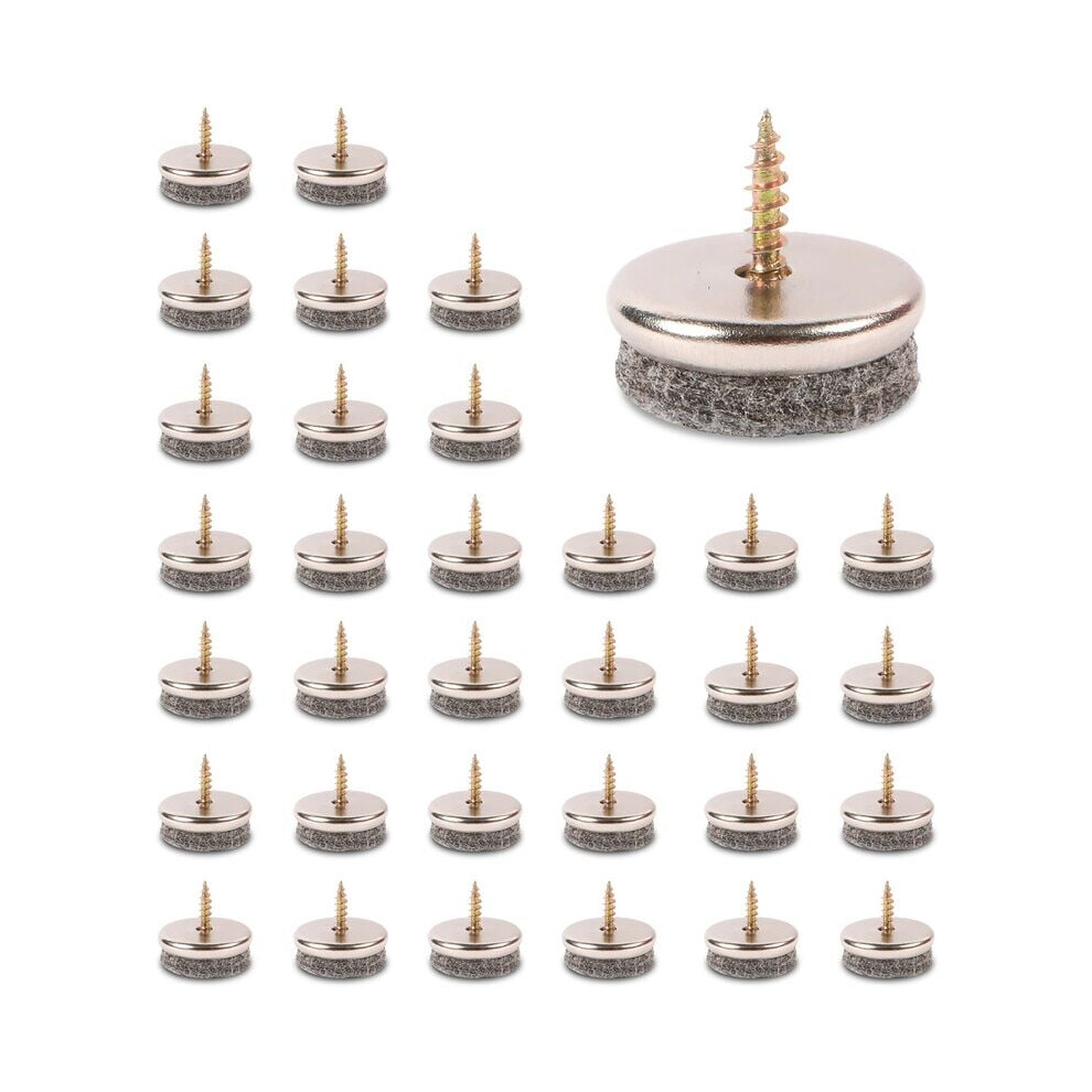 Furniture Protection Mastery, Screw Felt Gliders For Noiseless Furniture Movement, Floor Protector With Scratch Resistant Design For Peaceful Home 9358999459080