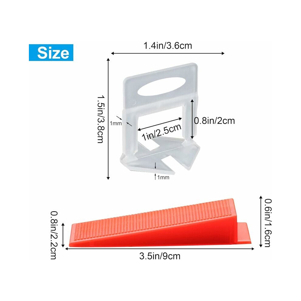 Tile Leveling System, Multifunctional Car Fuse Clip - Reusable Wedges For Floor And Tile Tools, Ensuring Faster And Easier Work With Special Pliers, 9128293325356