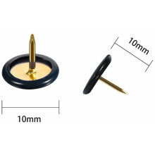Dekorative Reißnägel, Polsternägel, kunststoffbeschichtetes Metall, geeignet für Pinnwände, Korktafeln, Papier, ideal für Schule, Büro und
