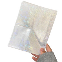 Guardian of Memories, Fundas para photocards ultratransparentes, Patrón de corazón para tarjetas coleccionables, Cubierta de lámina holográfica,