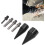 Conical Wood Splitting Drill Bit, Multi Function Removable Firewood Log Splitter Suitable for Many Occasions, Wood Splitter Drill Bits Sturdy & 4