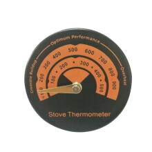 Chimney Pipe Thermometer for Gas Stoves, Optimize Stove Efficiency with Durable Material Construction, Prevent Overheating Using Magnetic Stove
