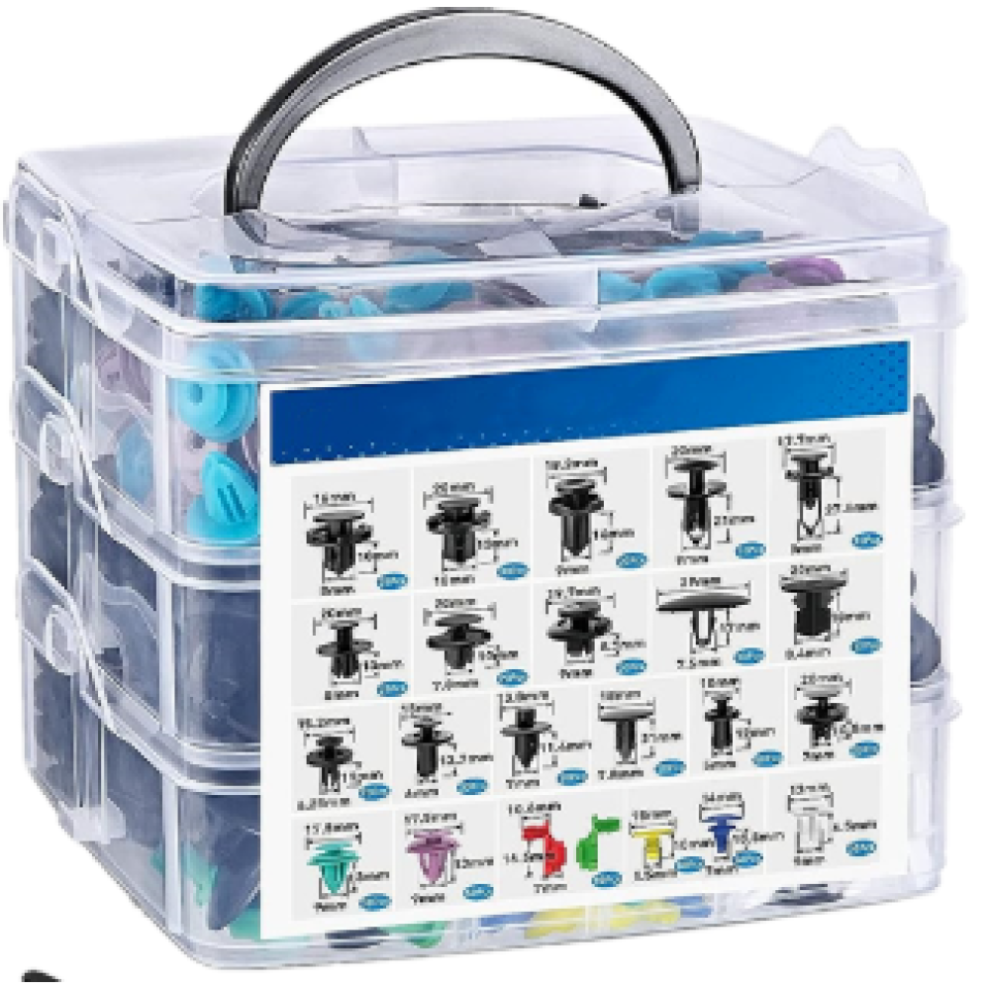 Comprehensive Automotive Clip Assortment, Universal Fit Kit For Diverse Applications - Your One-Stop Solution For Automotive Fastening Needs 9173940438668