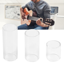 Glasskiva för el- och akustiska gitarrer, sömlöst pyrexglas med silkeslent bluesigt slideljud, slät yta som glider över strängar för varm ton