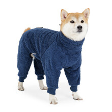 Koud weer vierpotige hondenoutfit Dubbelzijdig-Blauwe S.